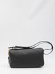 Gucci Black Leather Gucci Half Horsebit Shoulder Bag
