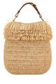 Saint Laurent Raffia Roady Shopping Bag