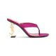 Saint Laurent Moroccan Fuxia Satin Opyum 85 Sandals