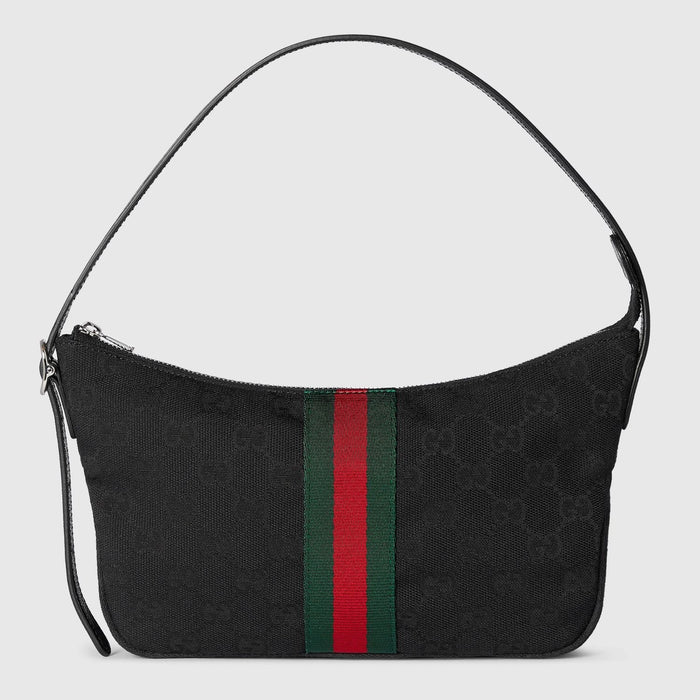 Gucci Gg Fabric Small Lunetta Shoulder Bag