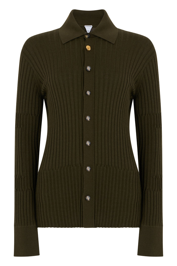 Bottega Veneta Silk And Cashmere Ribbed Top