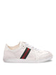 Gucci White Lambskin Sneakers