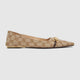 Gucci Gg Fabric Vittoria Ballerinas