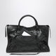Balenciaga Le City Medium Lambskin Leather Handbag In Black