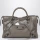 Balenciaga Le City Medium Handbag In Dark Walnut Leather