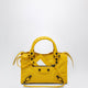 Balenciaga Le City Mini Handbag In Arena Lambskin Yellow