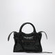 Balenciaga Le City Nano Leather Handbag In Military Green