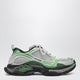 Balenciaga Triple S.2 Sneakers In Grey/Green Polyurethane