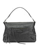 Balenciaga Le City Moto Large Black Lamb Leather Shoulder Bag