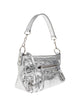 Balenciaga Silver Le City Moto Mini Bag