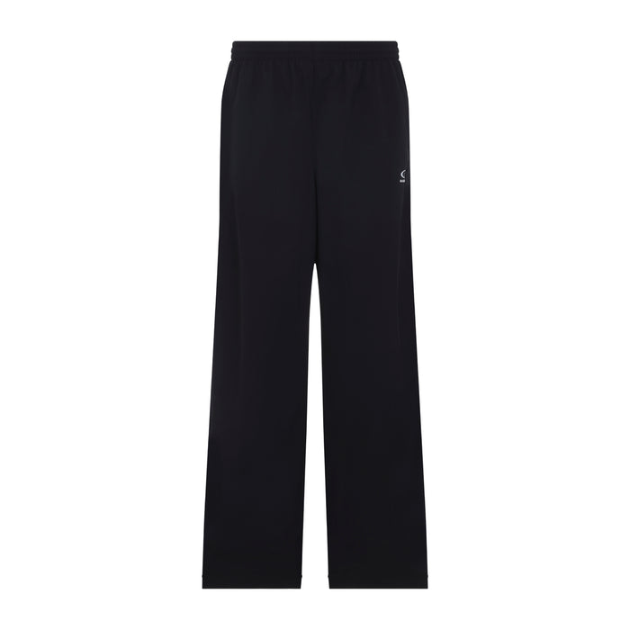 Balenciaga Black Trousers In Loop Sports Icon Technical Polyamide