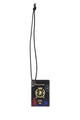 Balenciaga Black Passport Card Holder Keyring