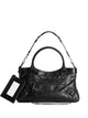 Balenciaga Black Leather Le City First Handbag