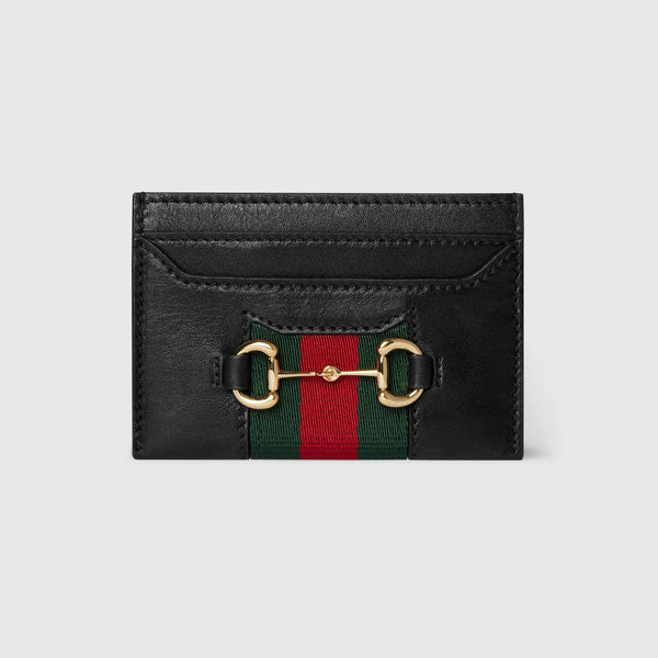 Gucci Black Leather Card Holder