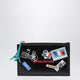 Balenciaga Cash Black Leather Coin Purse With Card Holder