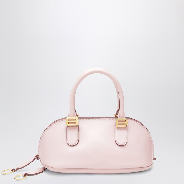 Balenciaga Pink Leather Bolero Mini Bowling Bag