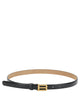 Balenciaga Bolero B Black Calf Leather Belt