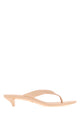 Gucci Pink Rubber Vittoria Thong Mules