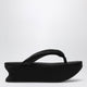 Balenciaga Gaeta Thong Sandals In Satin, Black