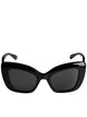 Balenciaga Black Diva Butterfly Sunglasses Grey Lenses