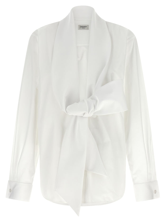 Saint Laurent Lavallière Collar Shirt