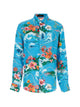 Gucci Light Blue Viscose Shirt
