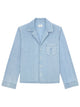 Saint Laurent Cassandre Shirt In Chambray
