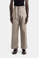Balenciaga Pantalon Chino Twill Coton Droit Beige