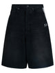 Balenciaga Loop Sport Icon Denim Shorts
