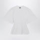 Balenciaga Shaped Tshirt In Heavy Cotton Jersey In White