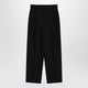 The Row  Lilas Trousers In Black Wool And Linen