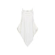 Balenciaga Scarfinspired Wool And Silk Crepe Top In Ivory