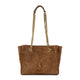 Saint Laurent Orange Caramel Cognac Suede Niki Bag