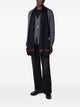 Gucci Scarf With Fringes And Web Band
