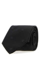 Gucci Black Jacquard Tie