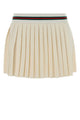 Gucci Ivory Gg Jersey Mini Skirt