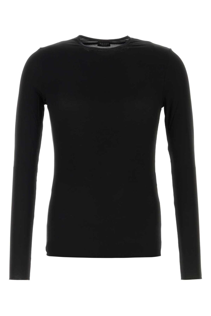 Gucci Black Jersey T-Shirt