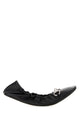 Gucci Black Leather Prima Ballerinas