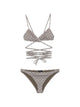 Gucci Gg Triangle Bikini Set