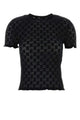 Gucci Black Gg Cotton Blend T-Shirt