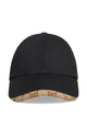 Gucci Black Gg Supreme Canvas Trim Panelled Construction Curved Peak Tonal Stitching Adjustable Strap To The Rear Engraved Logo Hardware