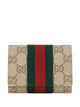 Gucci Brown Leather Card Case