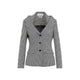 Alexander Mcqueen Balck Ivory Off Shoulder Jacket Harness