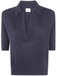 Khaite "Shrunken Jo" Polo Sweater