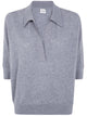 Khaite "Shrunken Jo" Polo Sweater
