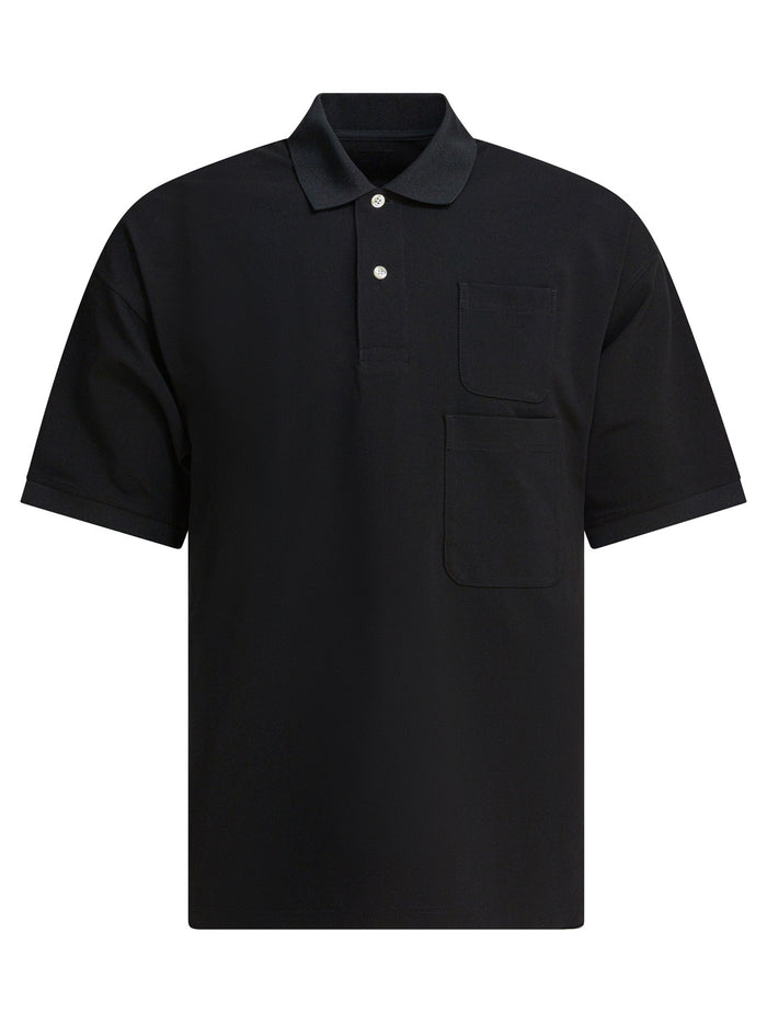 Daiwa Pier 39 Black Polyester Polo Shirt