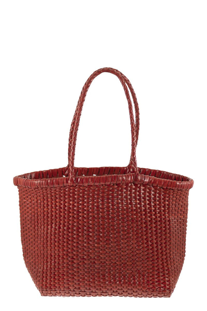 Dragon Weave - Braided Leather Bag S