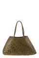 Dragon Santa Croce Big - Woven Leather Bag