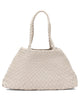 Dragon Difussion  Beige Buffalo Calf Leather Handbag