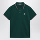 Moncler Olive Green Short-Sleeve Polo Shirt